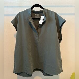 Figs XXL Rafaela Oversized Women’s Scrub Top - Bonsai